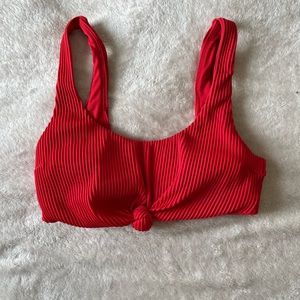 Red Swimsuit Top